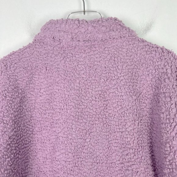 NWOT Universal Thread Collared Sherpa Bomber Jacket Mauve Magic Size Small S2232 - Picture 10 of 13